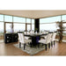 Evangeline Black/Beige Dining Table - LATIN HOME FURNITURE - (POMONA,CA)