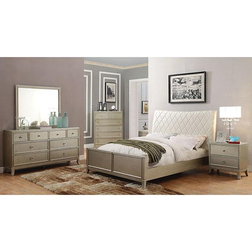 Enid Cal.King & Queen Bed - LATIN HOME FURNITURE - (POMONA,CA)
