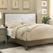 Enrico Full Queen Bed Brown, Black, & Cherry - LATIN HOME FURNITURE - (POMONA,CA)