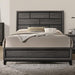 Errico Bed Grey & White - LATIN HOME FURNITURE - (POMONA,CA)