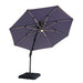 Fera 10 Ft Round Umbrella w/ LED Bulb + 37" Large Base - LATIN HOME FURNITURE - (POMONA,CA)