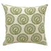 FIFI 22" X 22" Pillow, Green (2/CTN) - LATIN HOME FURNITURE - (POMONA,CA)