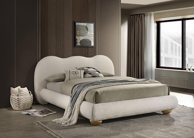 Finamore Bed - LATIN HOME FURNITURE - (POMONA,CA)