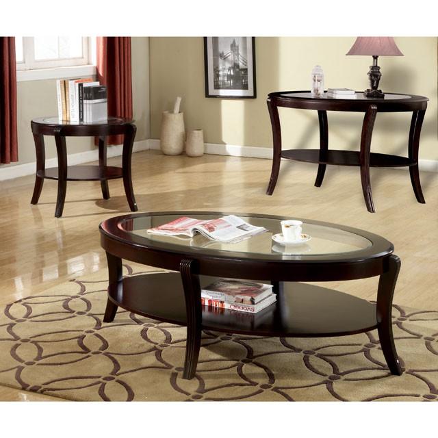 FINLEY Espresso End Table - LATIN HOME FURNITURE - (POMONA,CA)