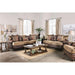 Fletcher Brown/Tan Sofa - LATIN HOME FURNITURE - (POMONA,CA)