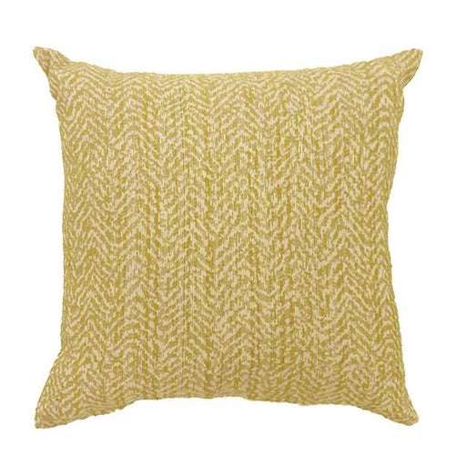 Gail Yellow 22" X 22" Pillow, Yellow (2/CTN) - LATIN HOME FURNITURE - (POMONA,CA)