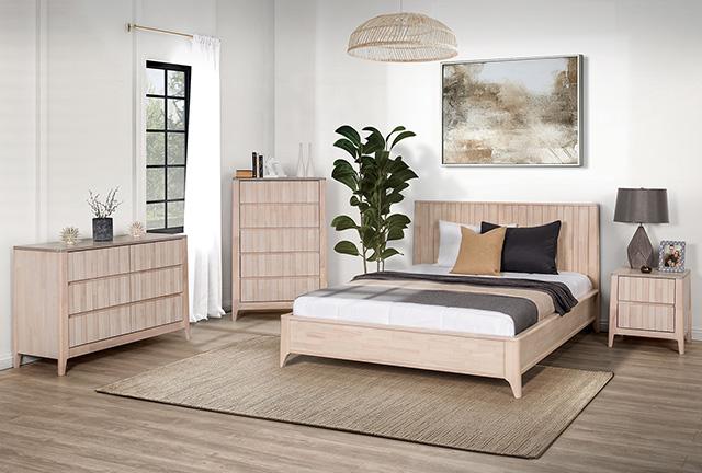 Gervais Full, Queen, & Twin Bed - LATIN HOME FURNITURE - (POMONA,CA)