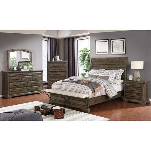 Gilbert Cal.King & Queen Bed - LATIN HOME FURNITURE - (POMONA,CA)