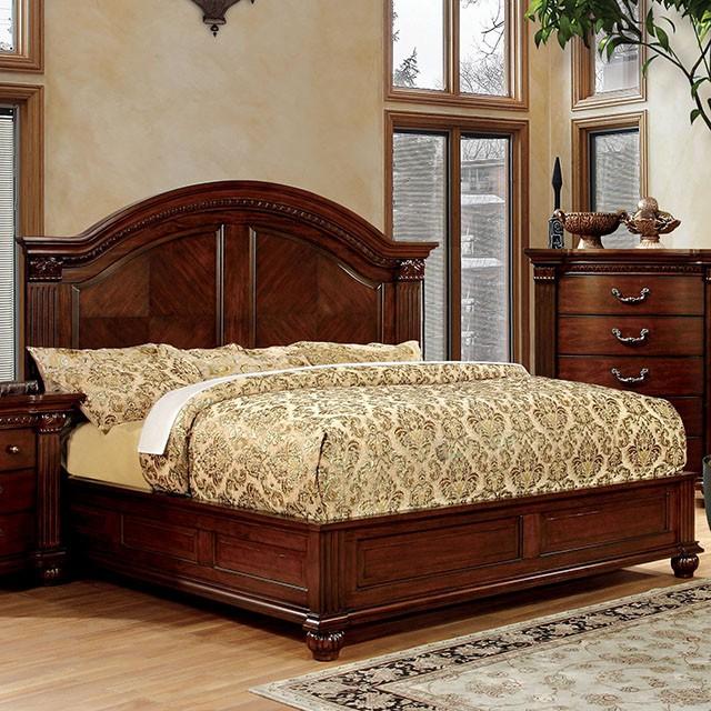 GRANDOM Cal.King Bed - LATIN HOME FURNITURE - (POMONA,CA)