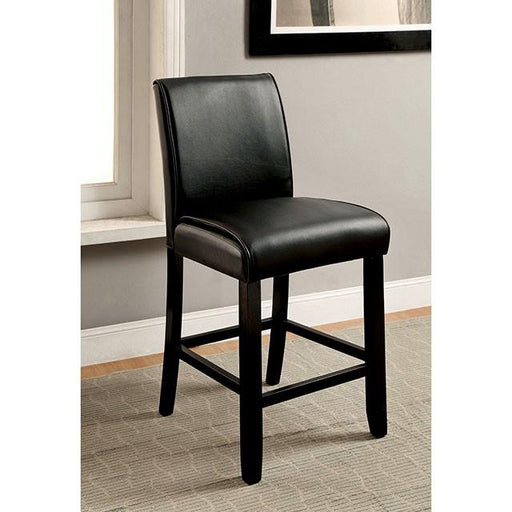 GRANDSTONE II Black Counter Ht. Chair - LATIN HOME FURNITURE - (POMONA,CA)