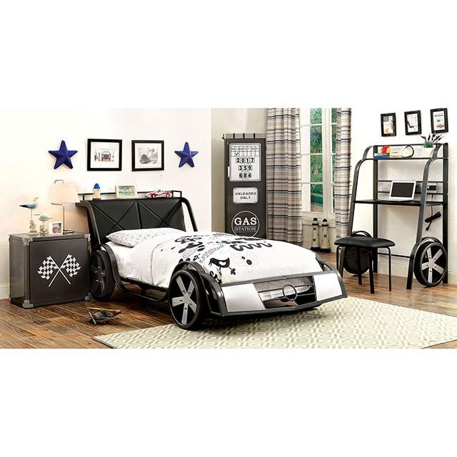 GT Racer Full & Twin Bed - LATIN HOME FURNITURE - (POMONA,CA)