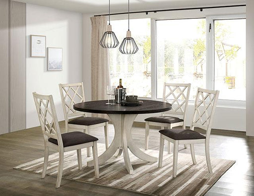 HALEIGH Round Dining Table - LATIN HOME FURNITURE - (POMONA,CA)