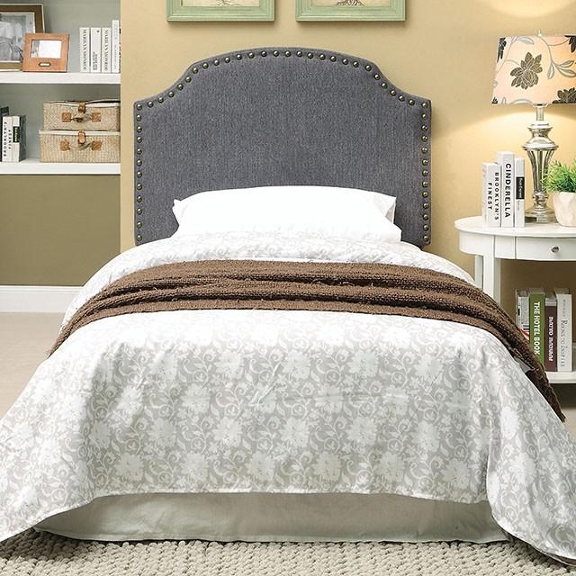 Hasselt King Headboard Gray