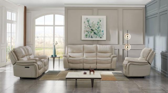 HENRICUS Loveseat, Beige - LATIN HOME FURNITURE - (POMONA,CA)