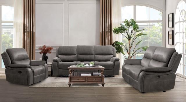 HENRICUS Loveseat, Dark Gray - LATIN HOME FURNITURE - (POMONA,CA)