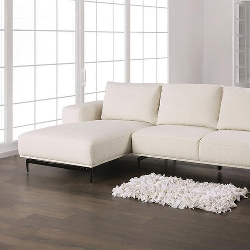 Baerum Sectional, Left & Right Chaise Beige & Gray - LATIN HOME FURNITURE - (POMONA,CA)