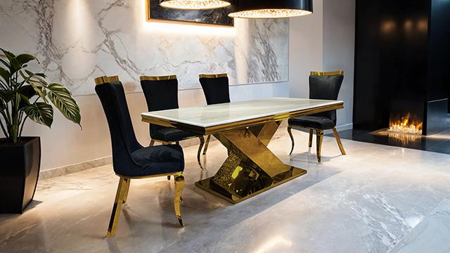 Palazzo Dining Table - LATIN HOME FURNITURE - (POMONA,CA)