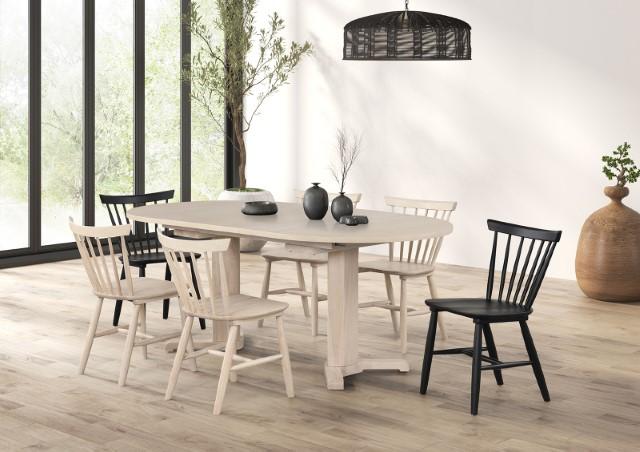 Hines 7 Pc Dining Table Set - LATIN HOME FURNITURE - (POMONA,CA)
