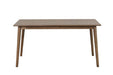 Beale Dining Table Walnut & Black - LATIN HOME FURNITURE - (POMONA,CA)