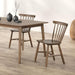 Beale Dining Table Walnut & Black - LATIN HOME FURNITURE - (POMONA,CA)
