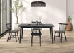 Beale Dining Table Walnut & Black - LATIN HOME FURNITURE - (POMONA,CA)
