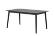 Beale Dining Table Walnut & Black - LATIN HOME FURNITURE - (POMONA,CA)