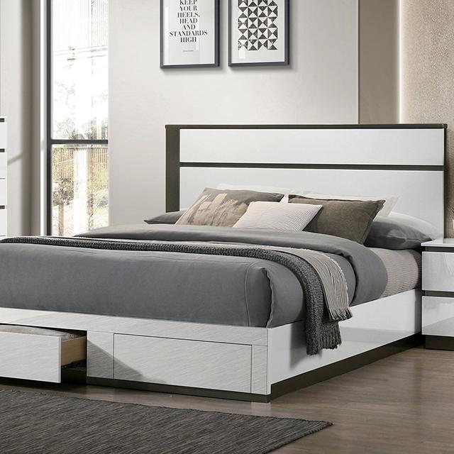 Birsfelden Queen Bedroom Set White - LATIN HOME FURNITURE - (POMONA,CA)