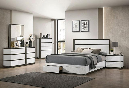 Birsfelden Queen Bedroom Set White - LATIN HOME FURNITURE - (POMONA,CA)