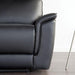 Bienne Sofa Manual Recliner White & Black - LATIN HOME FURNITURE - (POMONA,CA)