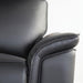 Bienne Sofa Manual Recliner White & Black - LATIN HOME FURNITURE - (POMONA,CA)