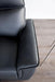Bienne Sofa Manual Recliner White & Black - LATIN HOME FURNITURE - (POMONA,CA)