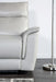 Bienne Sofa Manual Recliner White & Black - LATIN HOME FURNITURE - (POMONA,CA)