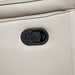 Bienne Sofa Manual Recliner White & Black - LATIN HOME FURNITURE - (POMONA,CA)