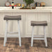 Biasca 29" Stool (2/CTN) White, Brown, & Black - LATIN HOME FURNITURE - (POMONA,CA)
