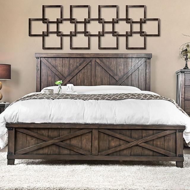 Bianca Bed Brown & Gray