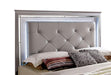 Bellagrand Bed Oak, Silver & Black - LATIN HOME FURNITURE - (POMONA,CA)