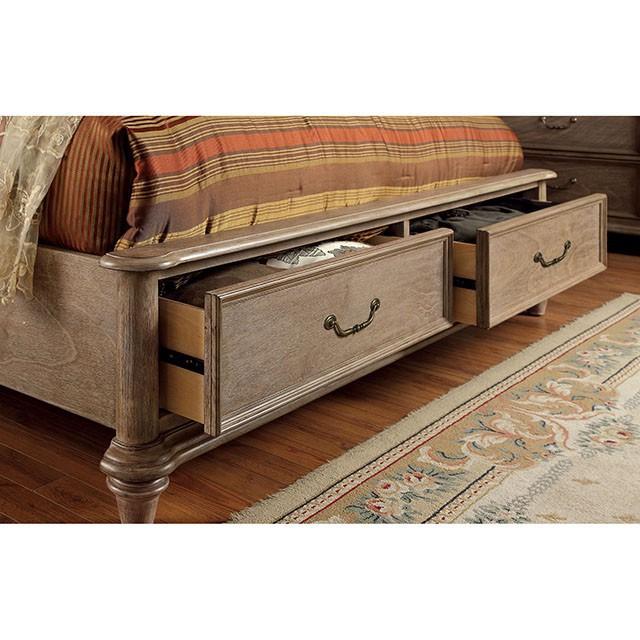 BELGRADE I E.King Bed - LATIN HOME FURNITURE - (POMONA,CA)