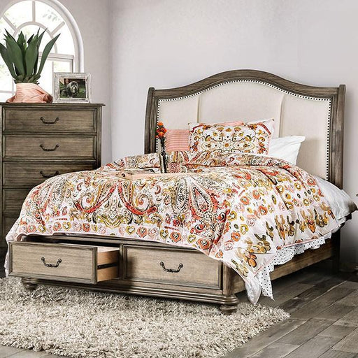 BELGRADE I Queen Bed - LATIN HOME FURNITURE - (POMONA,CA)