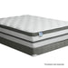 SIDDALEE White/Gray 16" Euro Pillow Top Mattress, Cal.King - LATIN HOME FURNITURE - (POMONA,CA)