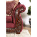 TABITHA Wine Love Seat, Wine - LATIN HOME FURNITURE - (POMONA,CA)