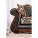 JAMAEL Brown/Espresso Love Seat - LATIN HOME FURNITURE - (POMONA,CA)