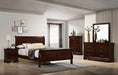 Louis Philippe Full, Twin, Full, & King Bed Black, Grey, Brown & White - LATIN HOME FURNITURE - (POMONA,CA)