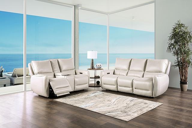 PHINEAS Power Sofa, Beige - LATIN HOME FURNITURE - (POMONA,CA)