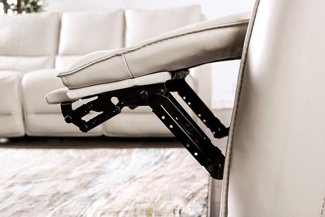 PHINEAS Power Recliner, Beige - LATIN HOME FURNITURE - (POMONA,CA)