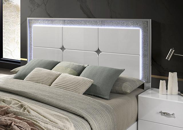 Stoholm E.King & Queen Bed - LATIN HOME FURNITURE - (POMONA,CA)