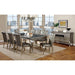 Amina Champagne Dining Table - LATIN HOME FURNITURE - (POMONA,CA)