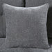 LYNDA Loveseat w/ Pillows, Dark Gray - LATIN HOME FURNITURE - (POMONA,CA)