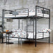 Olga I Antique Black Full/Full Bunk Bed - LATIN HOME FURNITURE - (POMONA,CA)