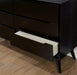 LENNART II Black Dresser - LATIN HOME FURNITURE - (POMONA,CA)