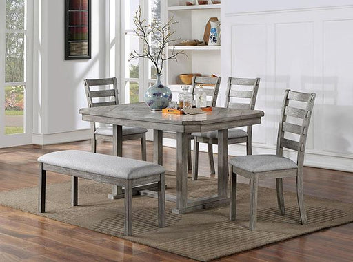 LAQUILA Dining Table, Gray - LATIN HOME FURNITURE - (POMONA,CA)
